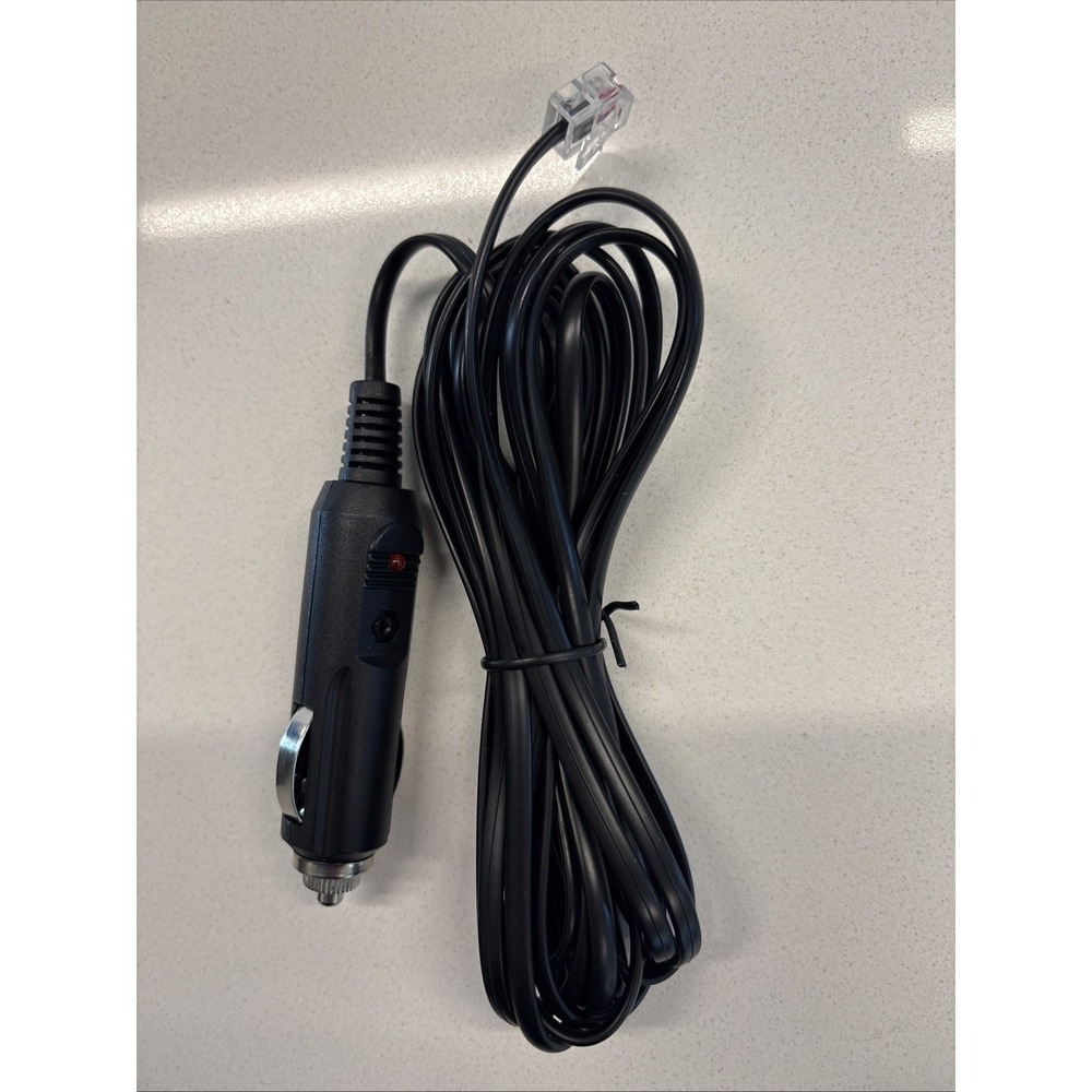 Radar Detector Power Adapter Cord Black 12V DC New